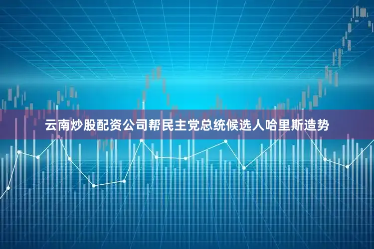 云南炒股配资公司帮民主党总统候选人哈里斯造势