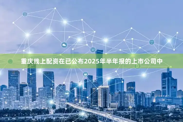 重庆线上配资在已公布2025年半年报的上市公司中